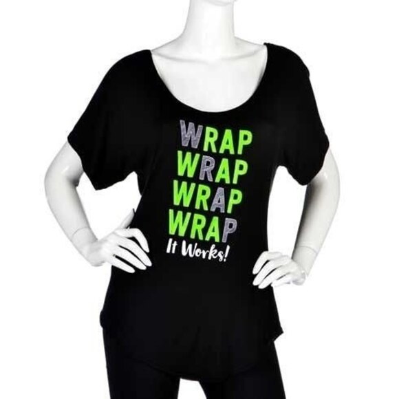 It Works Global Wrap Wrap Wrap Wrap Tee Shirt - Picture 7 of 7